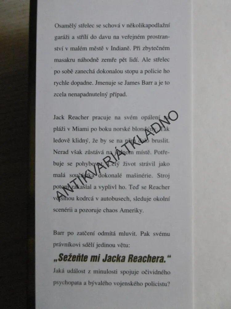 VÝSTŘEL, LEE CHILD, **an