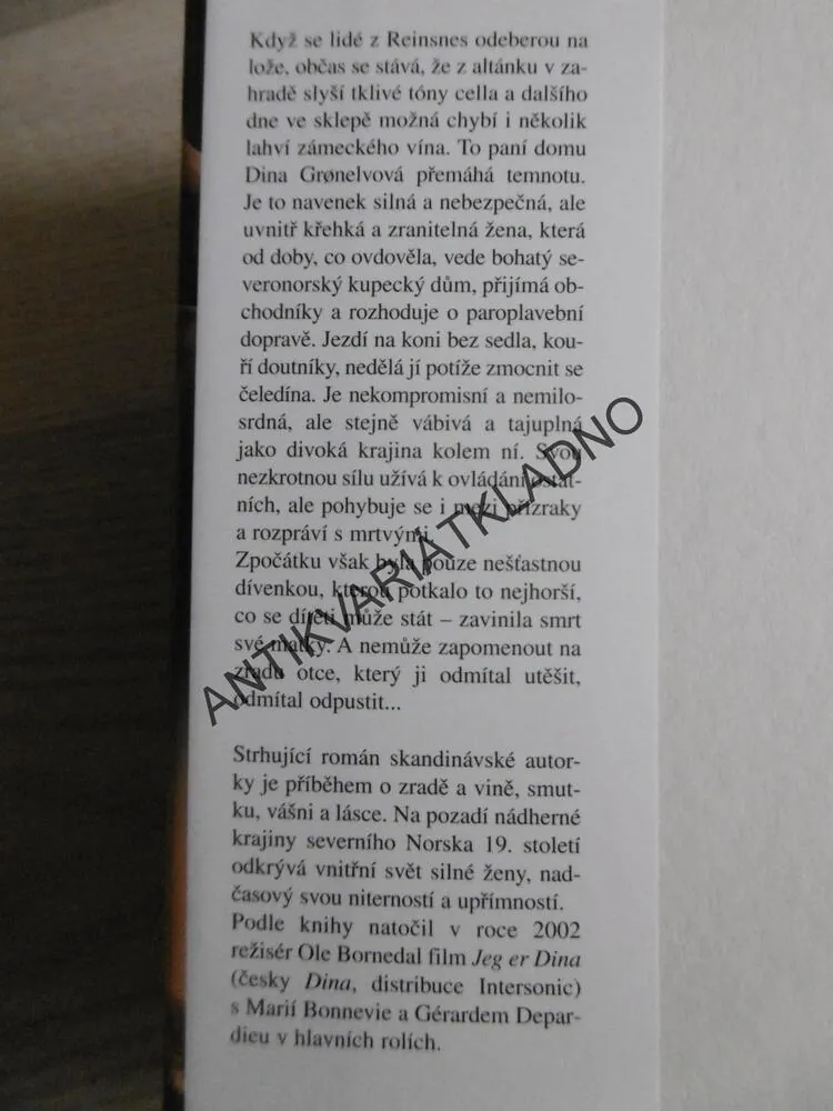 KNIHA DININA, HERBJORG WASSMO, **an