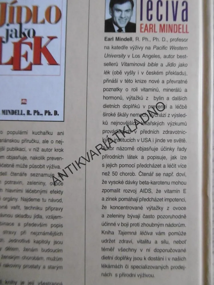 TAJEMNÁ LÉČIVA, EARL MINDELL, **an