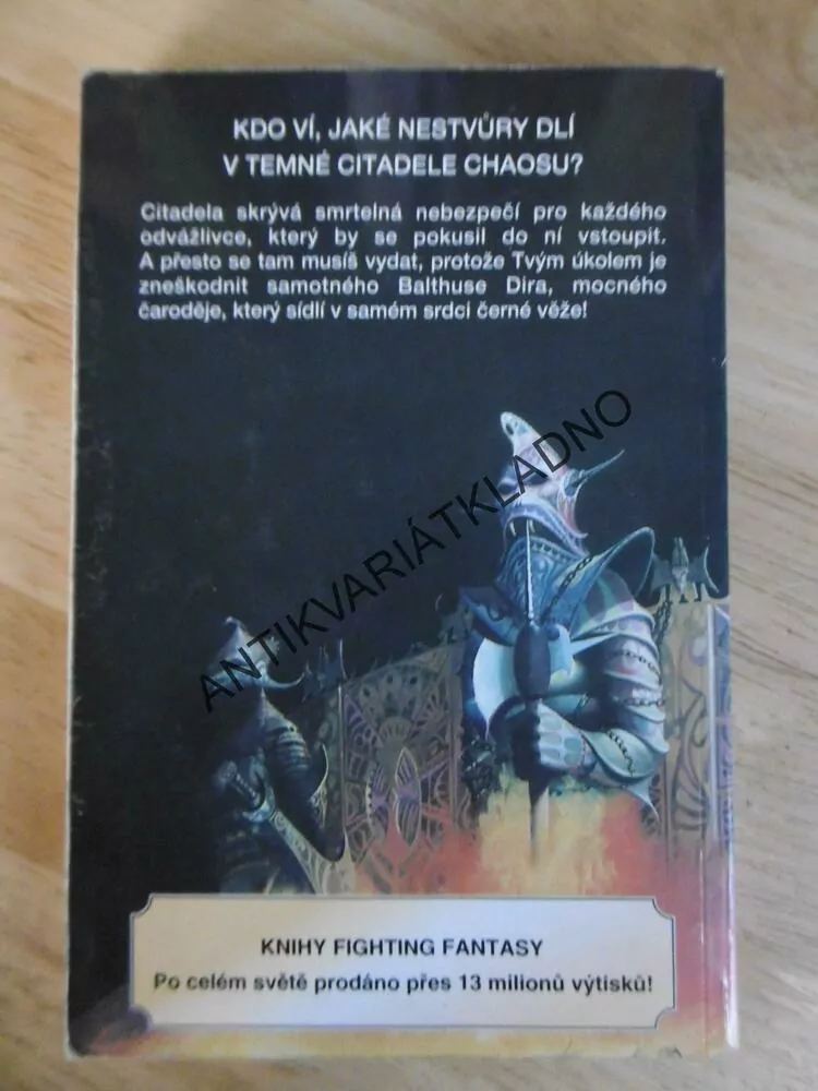 CITADELA CHAOSU, JACKSON, LIVINGSTONE, FIGHTING FANTASY