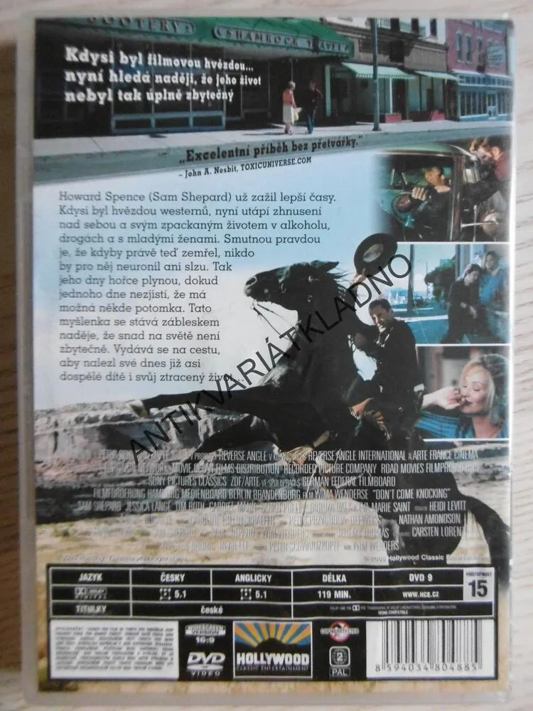 NECHOĎ KLEPAT NA DVEŘE, DVD FILM