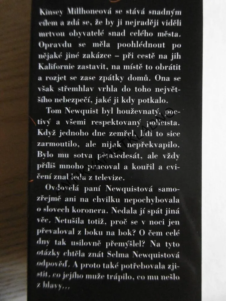 N...JAKO NÁSTRAHA, SUE GRAFTONOVÁ, **an