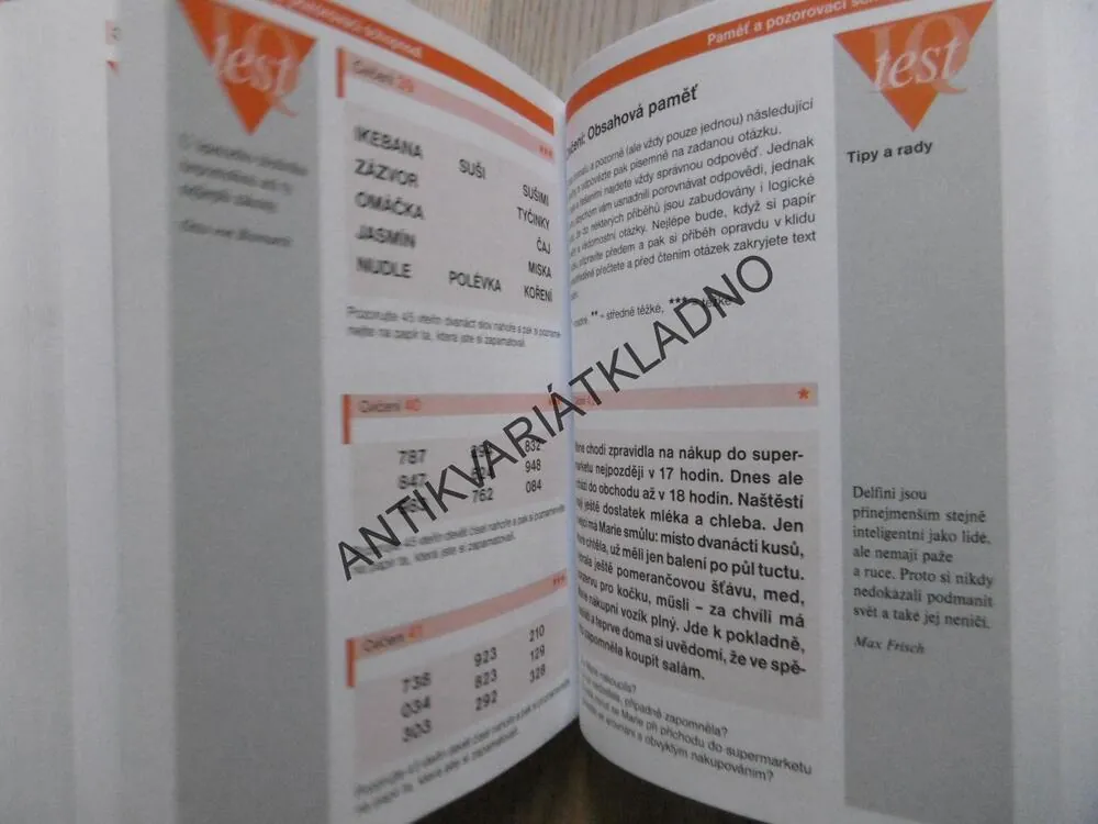 LEXIKON INTELIGENCE, RYCHLÁ CESTA K VYŠŠÍMU IQ, **an