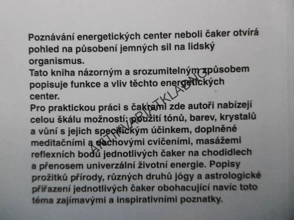 ZÁKLADNÍ KNIHA O ČAKRÁCH, SHALILA SHARAMON, **an