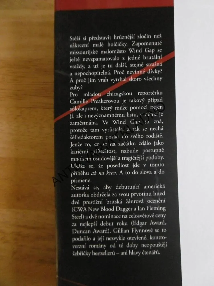 OSTRÉ PŘEDMĚTY, GILLIAN FLYNNOVÁ, FLYNN, BESTSELLER, **an
