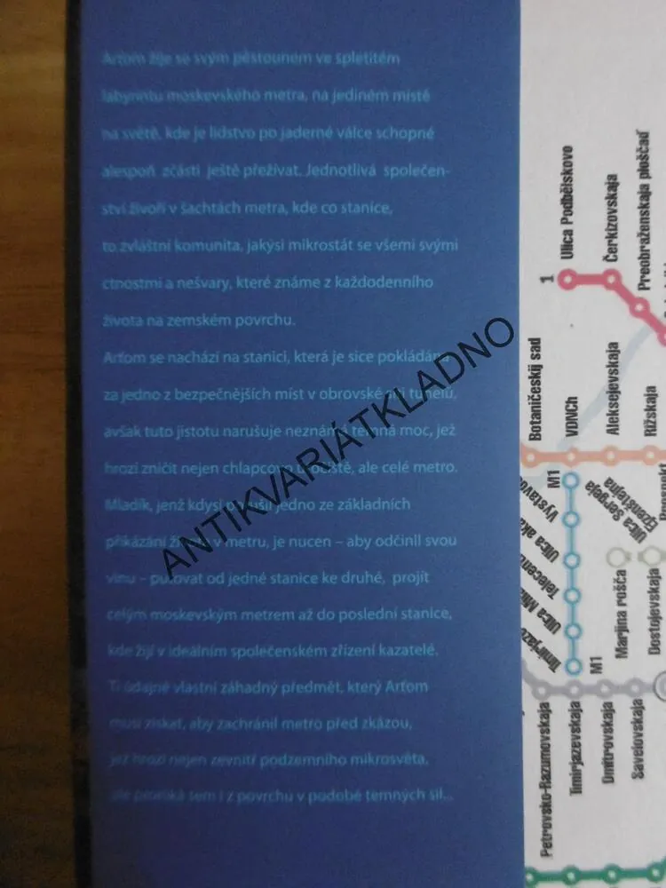 METRO 2033, DMITRY GLUKHOVSKY, APOKALYPTICKÝ BESTSELLER **an