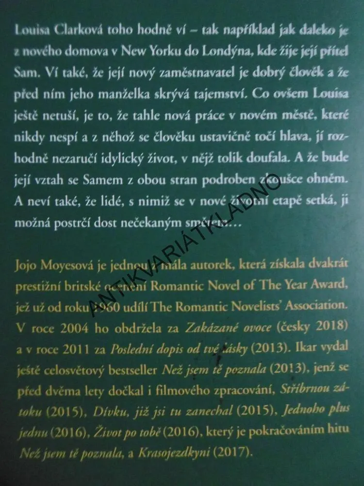 SAMA SEBOU, JOJO MOYESOVÁ, **an