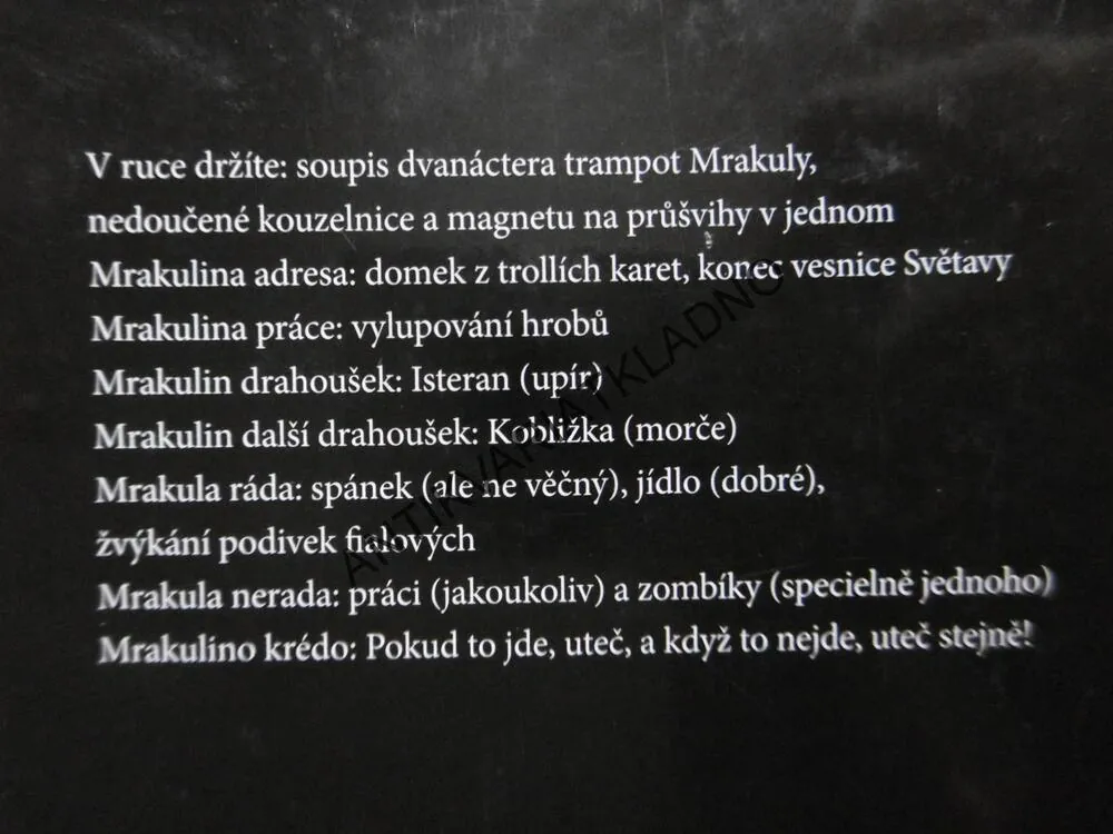 MRAKULIN GRIMOÁR, HANINA VESELÁ, **an