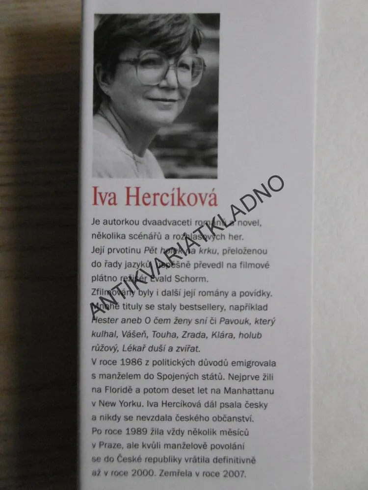 STÍN SPÁNKU, IVA HERCÍKOVÁ, **an