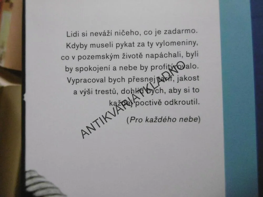 PRO KAŽDÉHO NEBE, KVĚTA LEGÁTOVÁ, **an