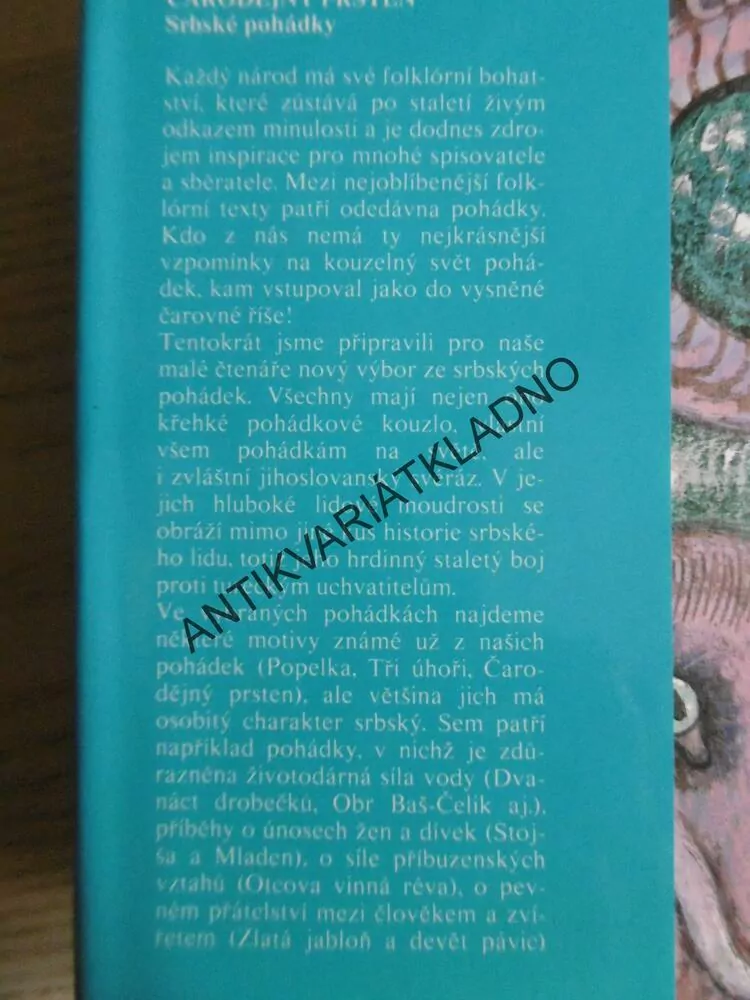 ČARODĚJNÝ PRSTEN, SRBSKÉ POHÁDKY, **an