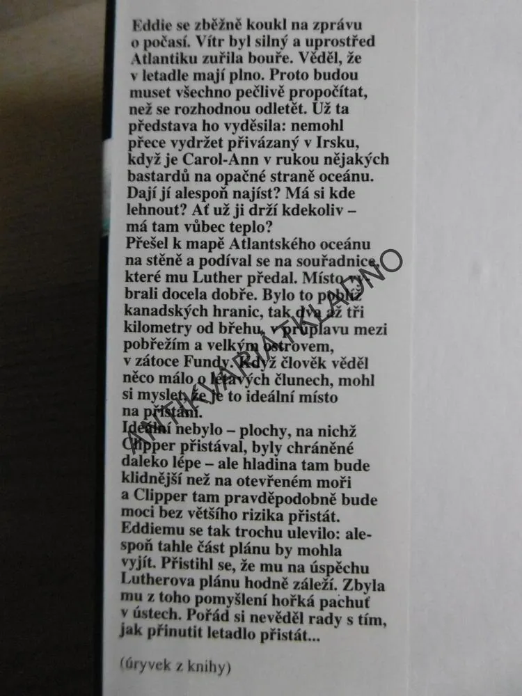 NOC NAD OCEÁNEM, KEN FOLLETT, **an