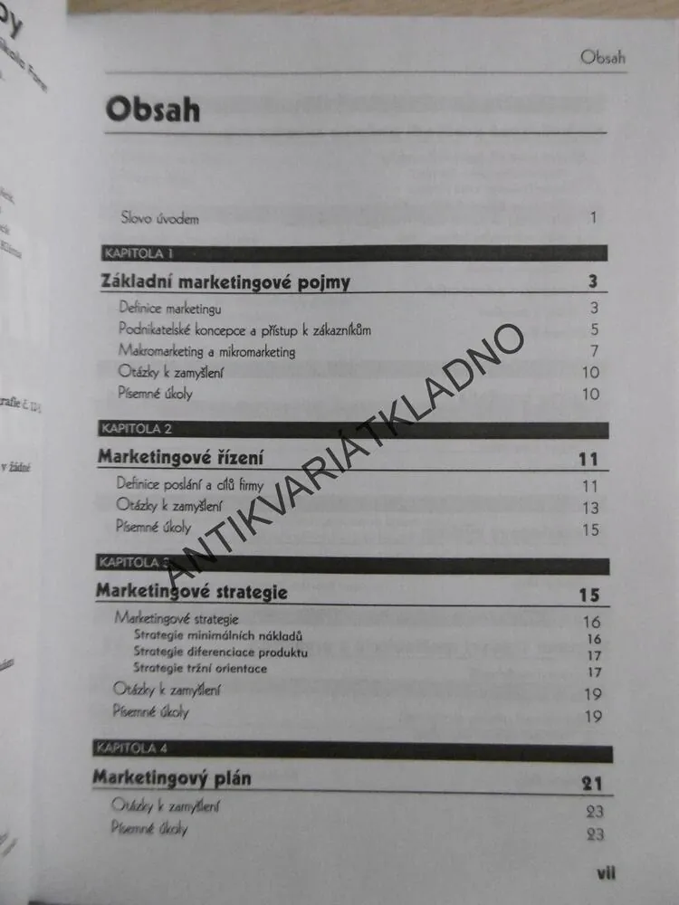 MARKETING ZÁKLADY A POSTUPY, MIROSLAV FORET, **an