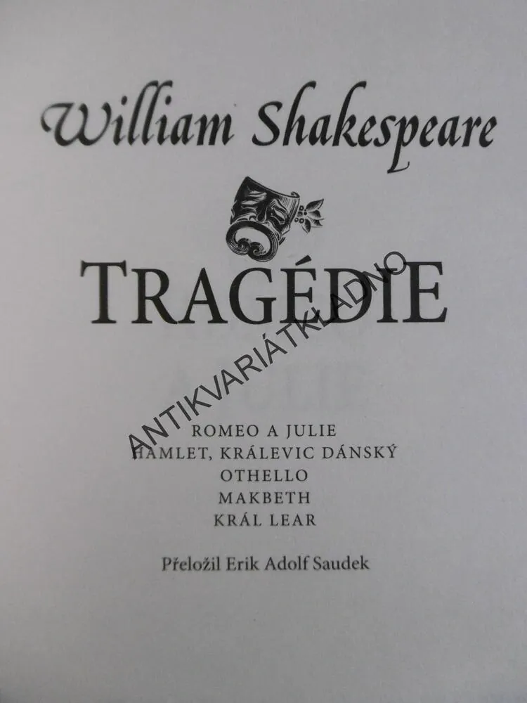 TRAGÉDIE, WILLIAM SHAKESPEARE, 2012, ROMEO A JULIE, **an