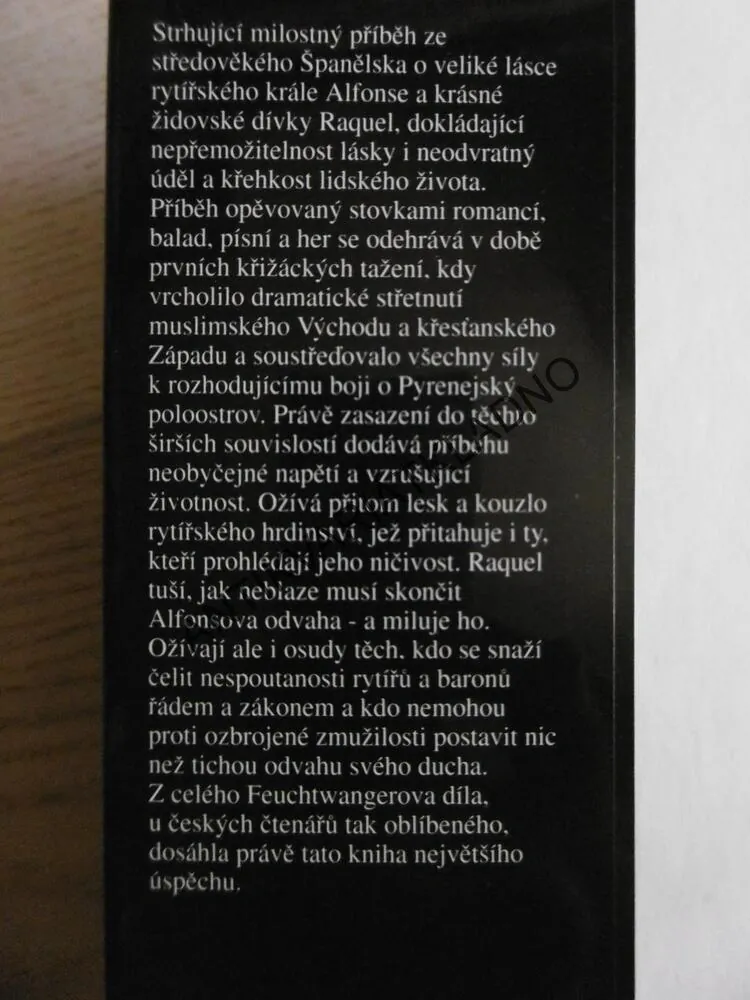 ŽIDOVKA Z TOLEDA, LION FEUCHTWANGER, **an