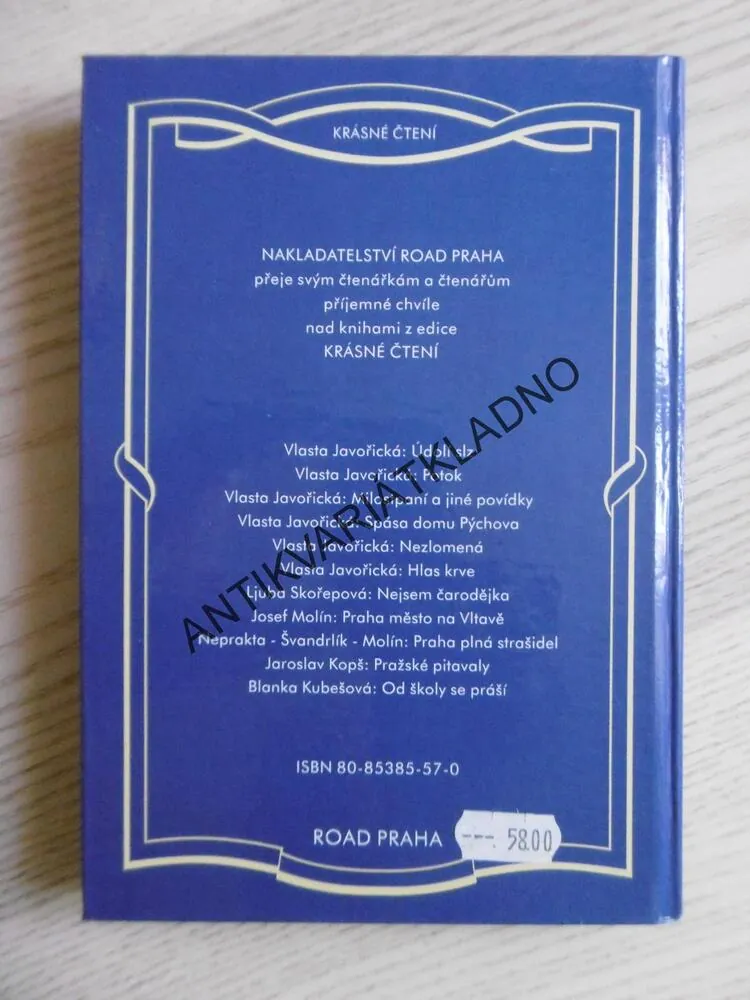 VYKOUPENÝ HŘÍCH, DĚTI PANÁMÁMY ZLATUŠKOVÉ, VLASTA JAVOŘICKÁ, **an