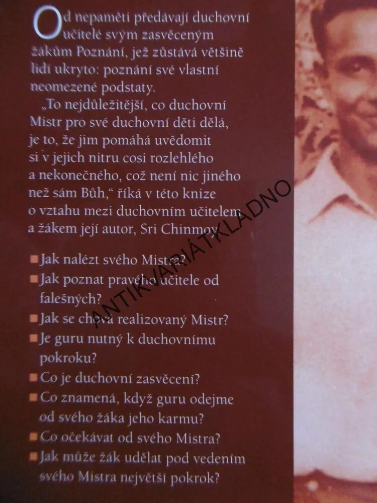 MISTR A ŽÁK, SRI CHINMOY, **an