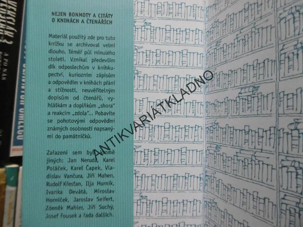 NEJEN BONMOTY A CITÁTY O KNIHÁCH A ČTENÁŘÍCH, VRÁŤA EBR, VLADIMÍR RENČÍN, **an