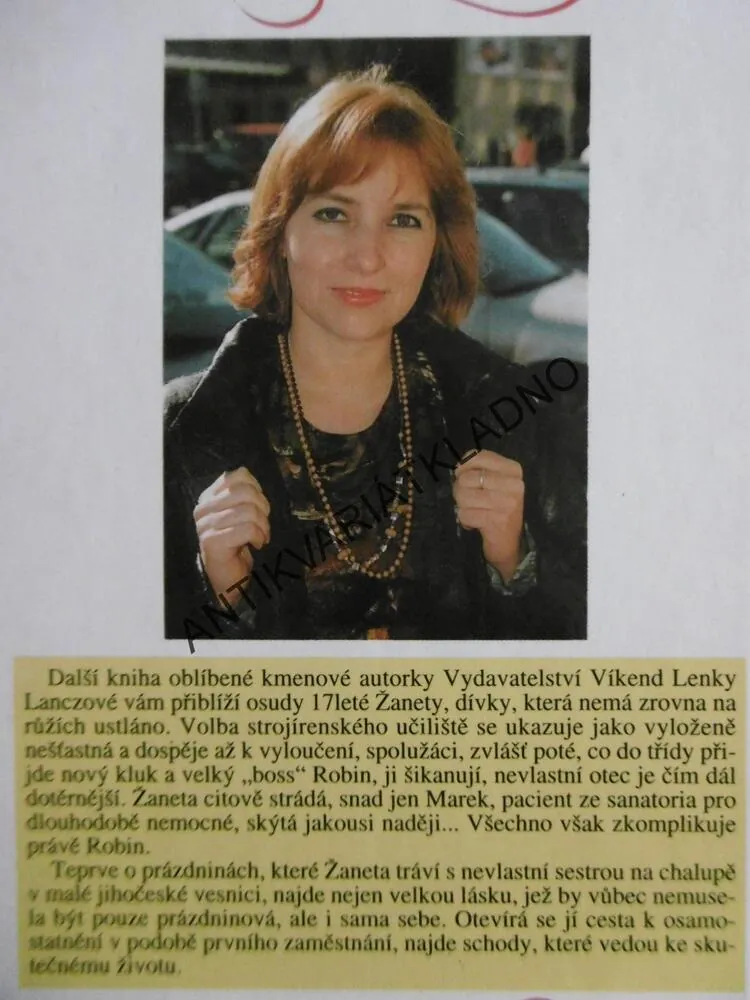 SCHODY DO NEBE, LENKA LANCZOVÁ, **an