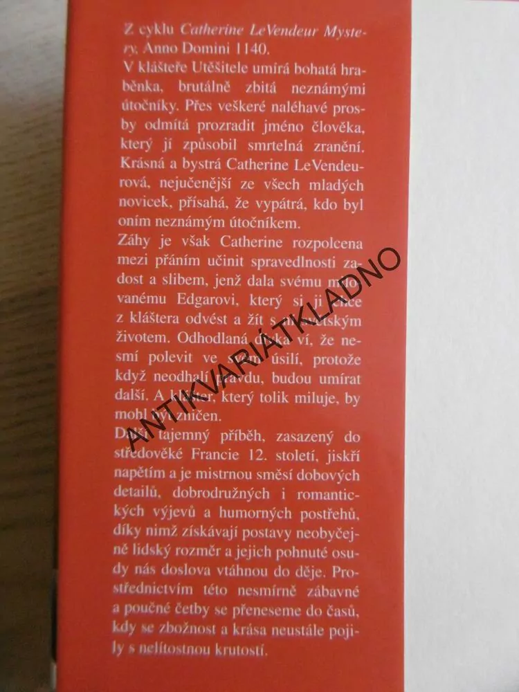 ĎÁBLOVY DVEŘE, SHARAN NEWMAN, CATHERINE LEVENDEUR, **an