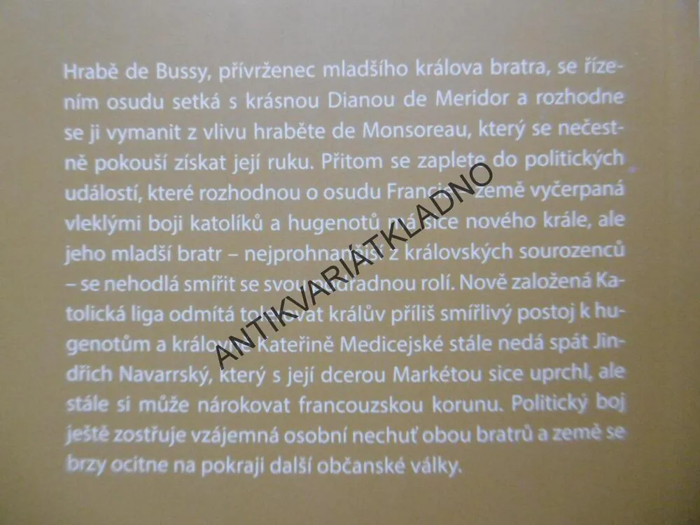 PANÍ Z MONSOREAU, ALEXANDRE DUMAS, **an
