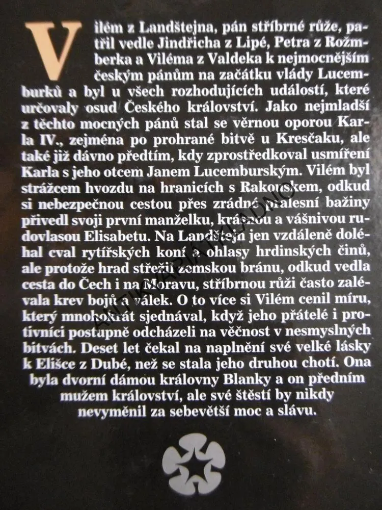 PÁN STŘÍBRNÉ RŮŽE, LUDMILA VAŇKOVÁ, **an