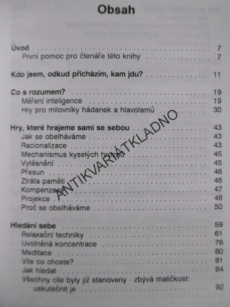 SÁM SOBĚ PSYCHOLOGEM, VĚRA CAPPONI, TOMÁŠ NOVÁK, **an