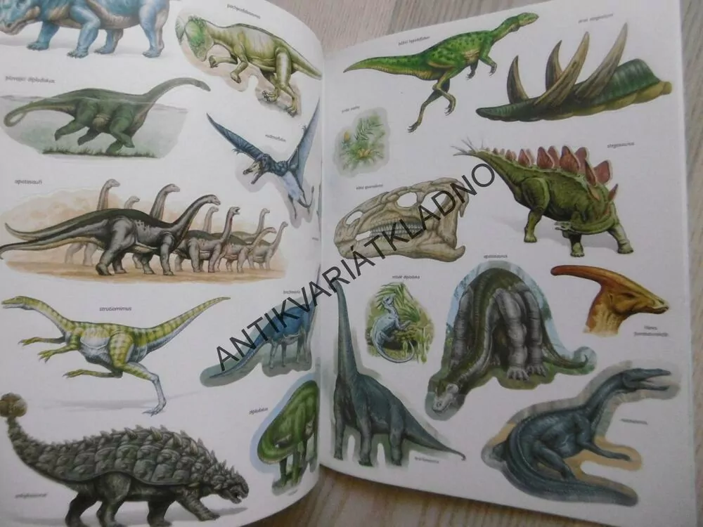 DINOSAUŘI, KNÍŽKA SE SAMOLEPKAMI,  **an