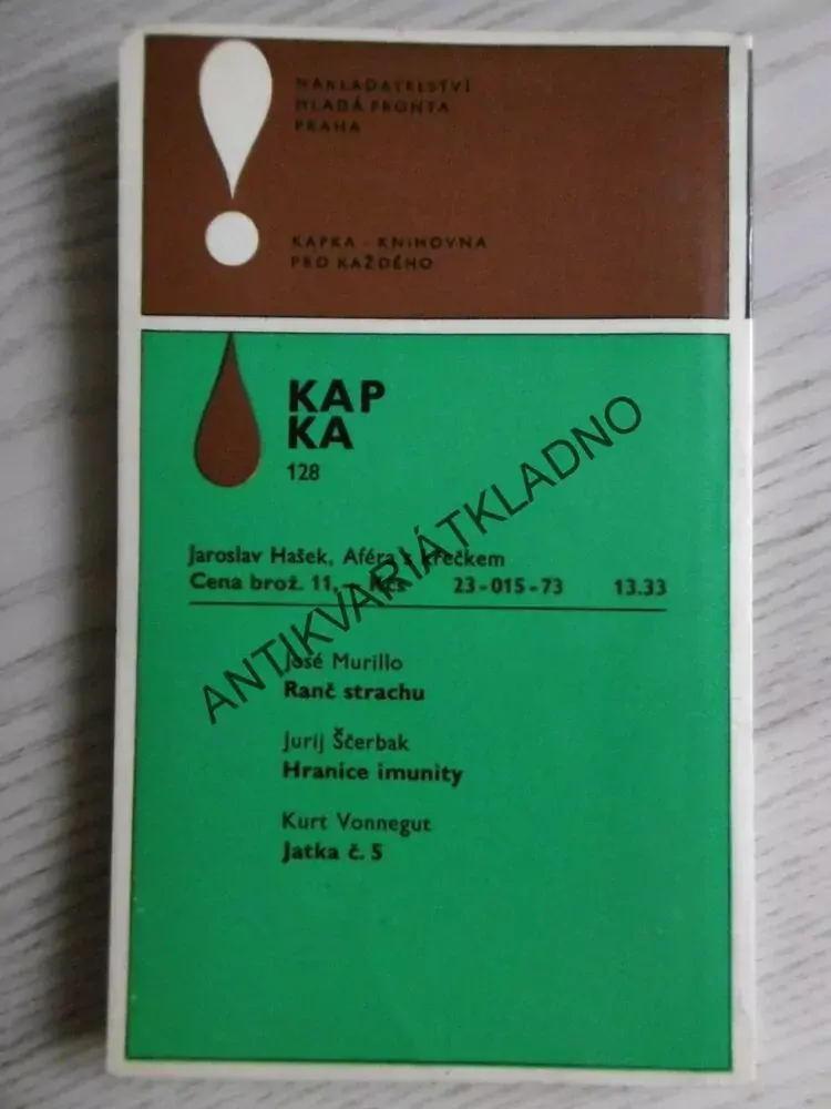 AFÉRA S KŘEČKEM A JINÉ POVÍDKY, JAROSLAV HAŠEK, LADA, 1973, **an