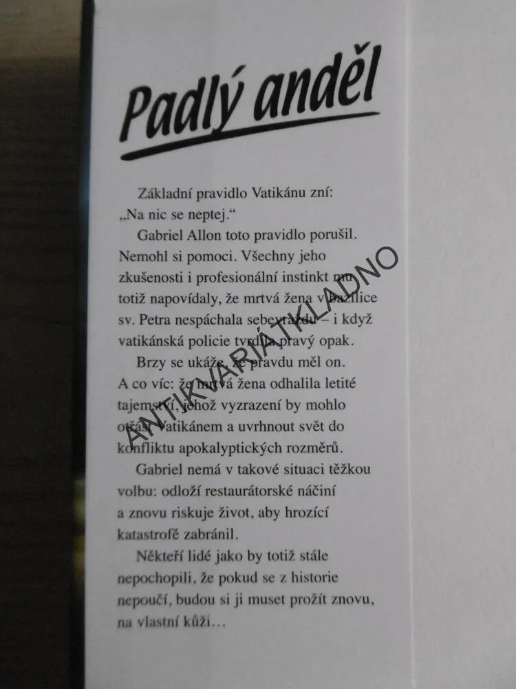 PADLÝ ANDĚL, DANIEL SILVA, **an