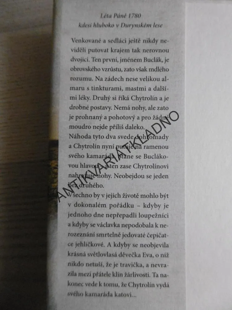 POTULNÝ APATYKÁŘ, WOLF SERNO, **an