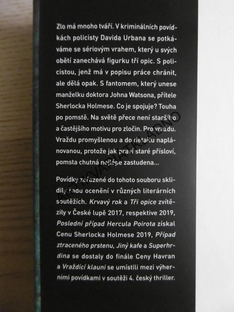 TŘI OPICE, DAVID URBAN, **an
