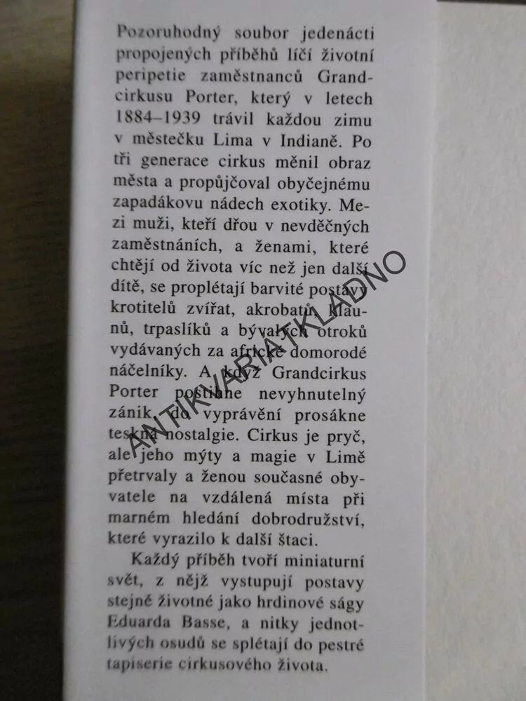 CIRKUS V ZIMĚ, CATHY DAYOVÁ, **an