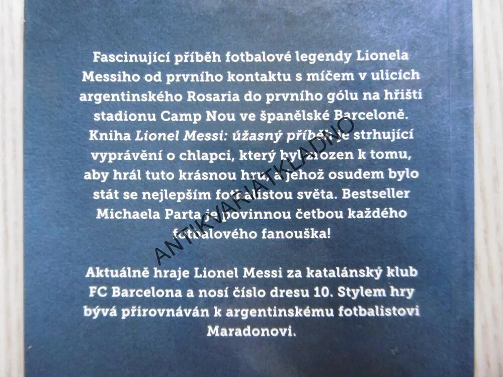 LIONEL MESSI, ÚŽASNÝ PŘÍBĚH, MICHAEL PART, **an