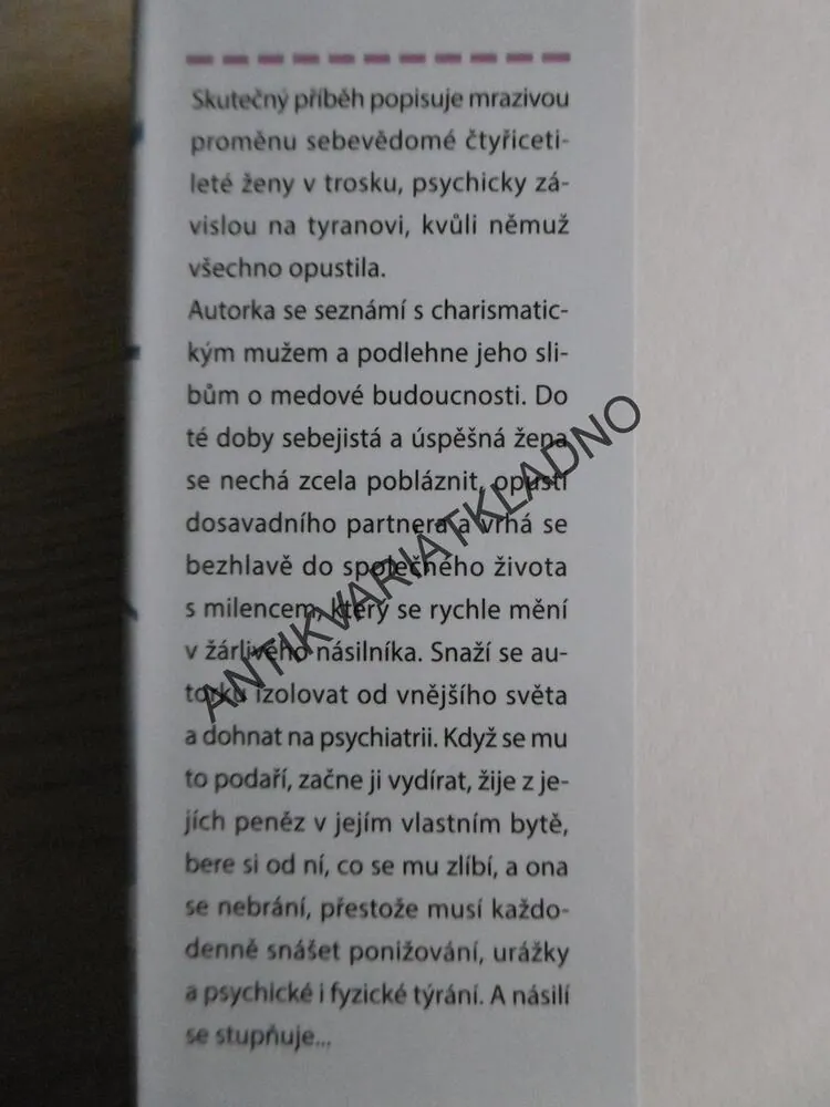 NAPROSTÝ CIZINEC, V MOCI TYRANA, KAY SCHUBACHOVÁ, **an