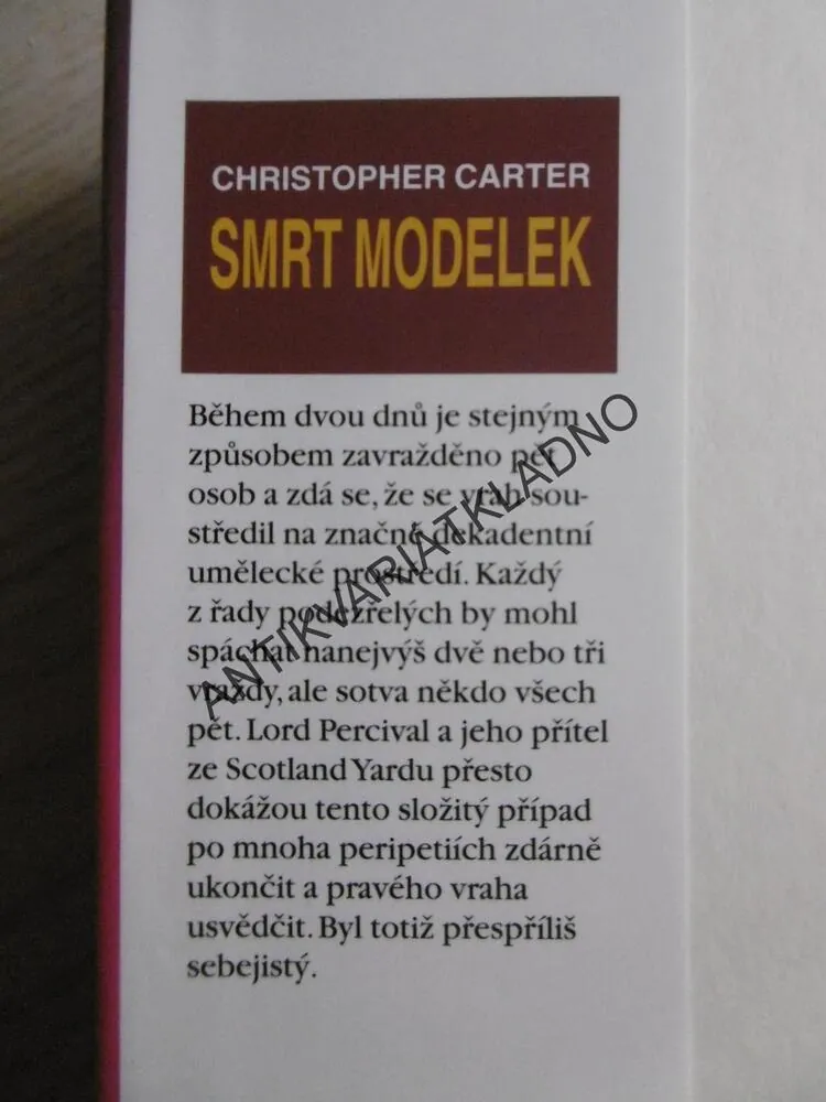 SMRT MODELEK, CHRISTOPHER CARTER, **an