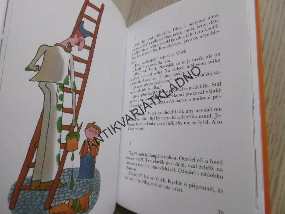 JAK JEL VÍTEK DO PRAHY, BOHUMIL ŘÍHA, **an