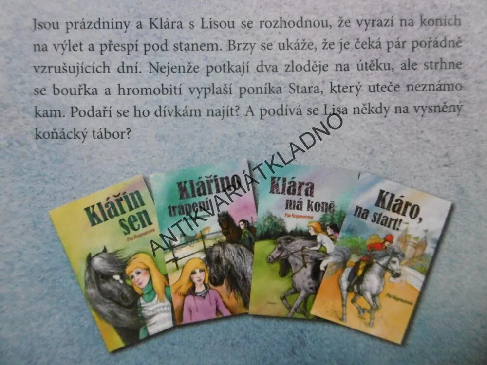 KLÁŘINA DOBRODRUŽNÁ VÝPRAVA, PIA HAGMAROVÁ, **an