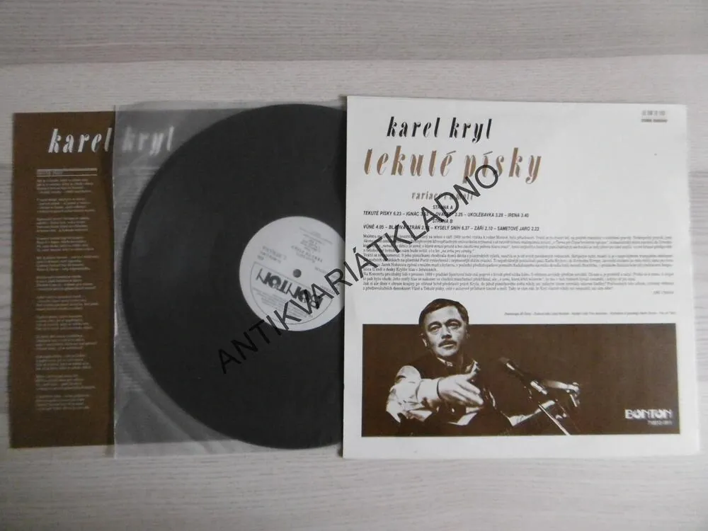 TEKUTÉ PÍSKY, KAREL KRYL, 1990