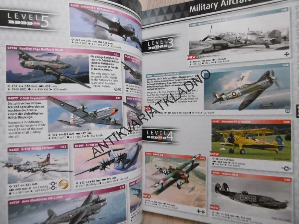 REVELL, MODEL KATALOG, CZ, SK, 2016, SPECIÁLNÍ EDICE