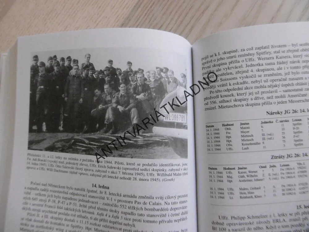 VÁLEČNÝ DENÍK JG 26, 1943-1944, DONALD CALDWELL, **an