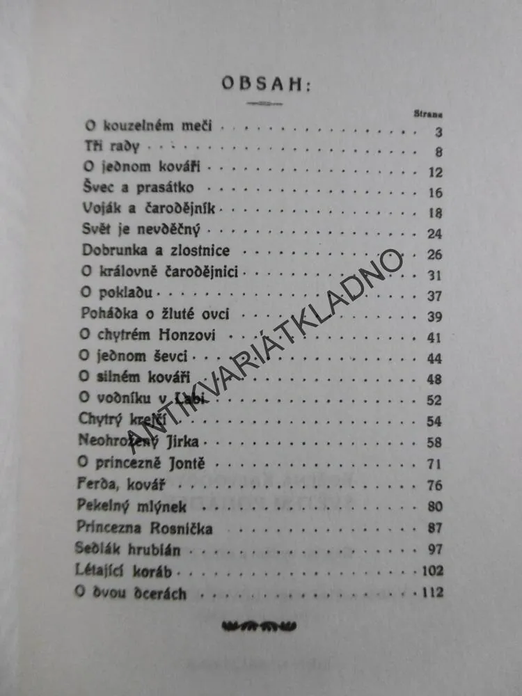 SVĚTEM POHÁDEK, BOŽENA KALVODOVÁ, **an