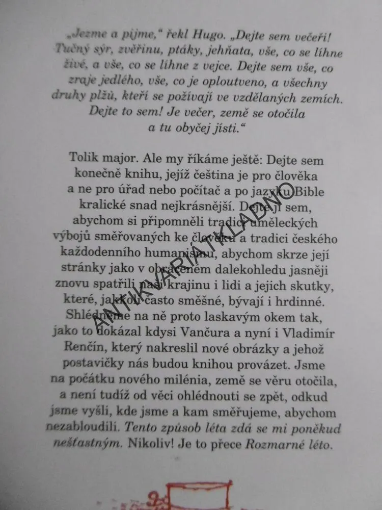 ROZMARNÉ LÉTO, VLADISLAV VANČURA, **an