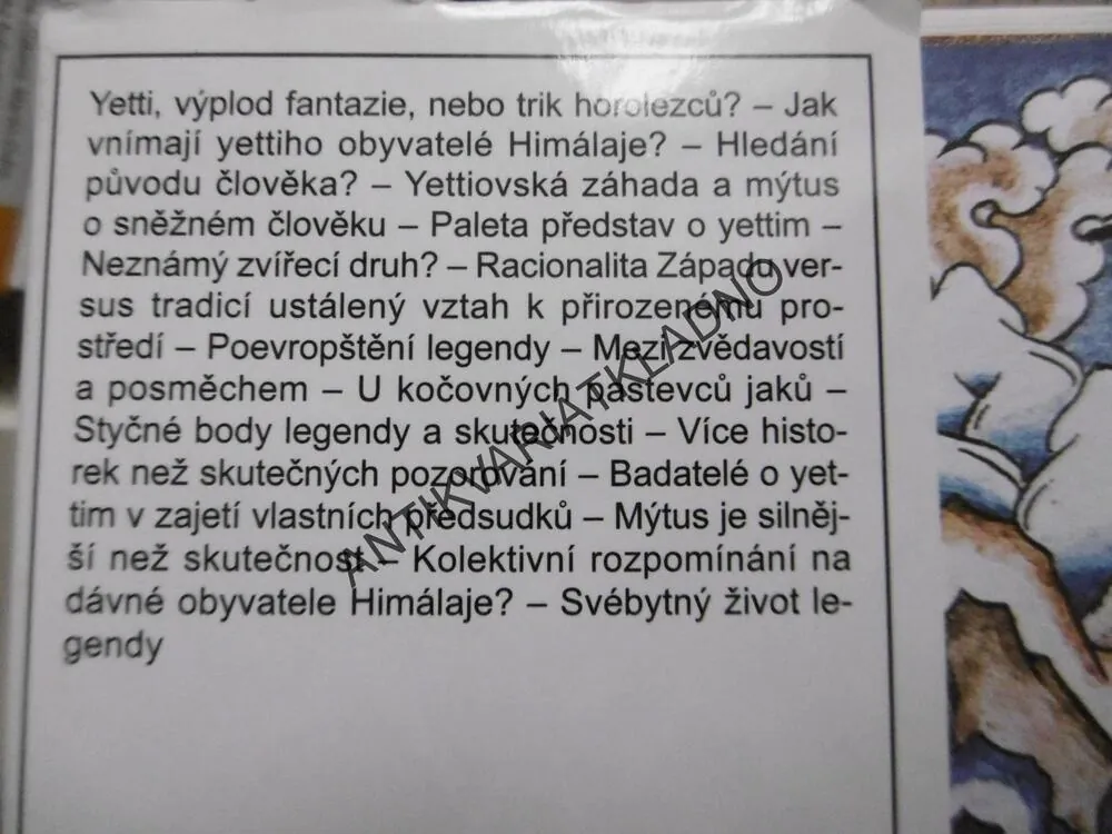 YETTI, LEGENDA A SKUTEČNOST, REINHOLD MESSNER, **an