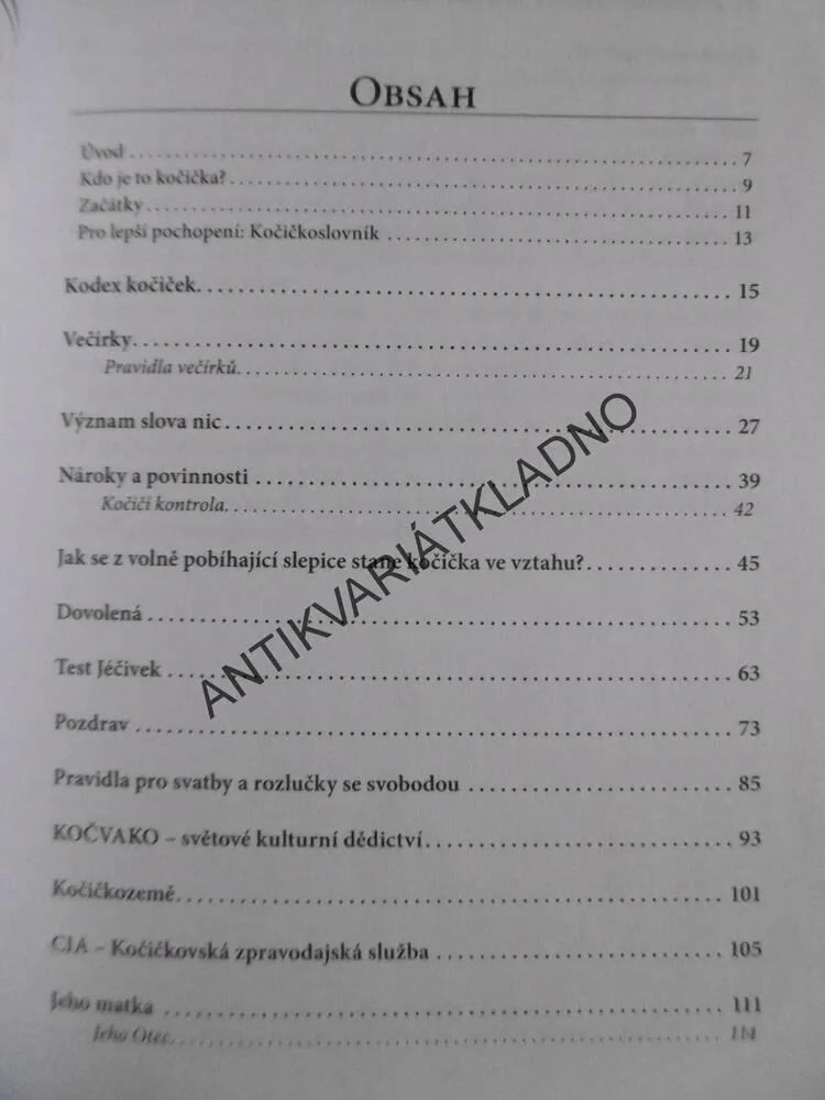 KODEX KOČIČKY, ALEXANDRA REINWARTHOVÁ, SUZANNE GLANZEROVÁ, **an