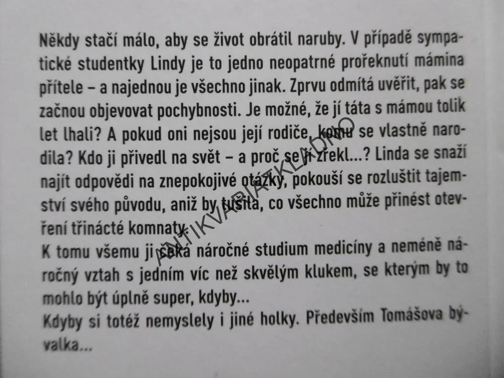 TŘINÁCTÁ KOMNATA, LENKA LANCZOVÁ, **an