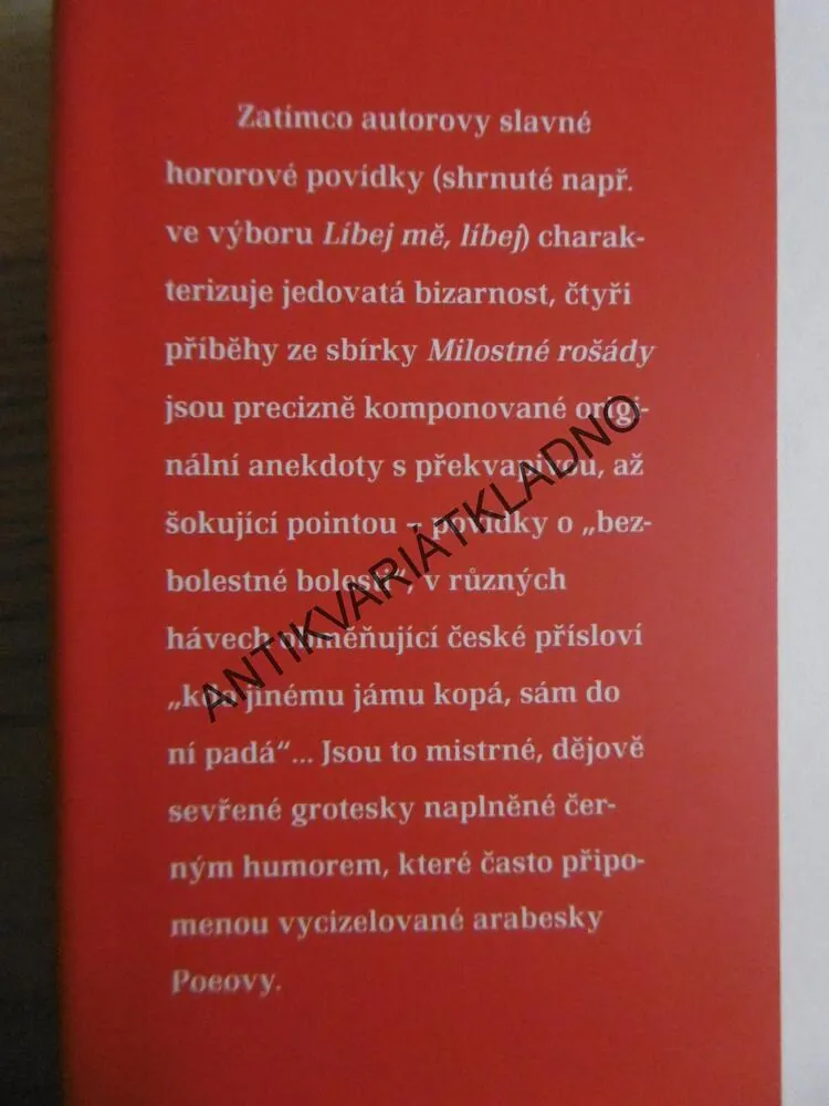 MILOSTNÉ ROŠÁDY, ROALD DAHL, **an