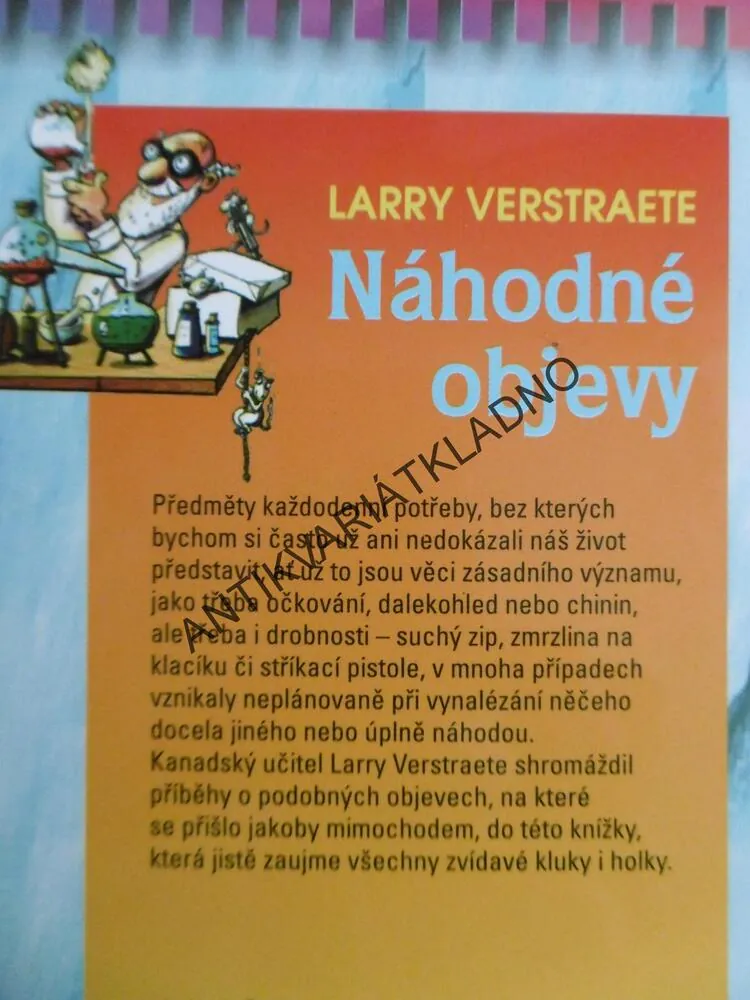 NÁHODNÉ OBJEVY, LARRY VERSTRAETE, **an