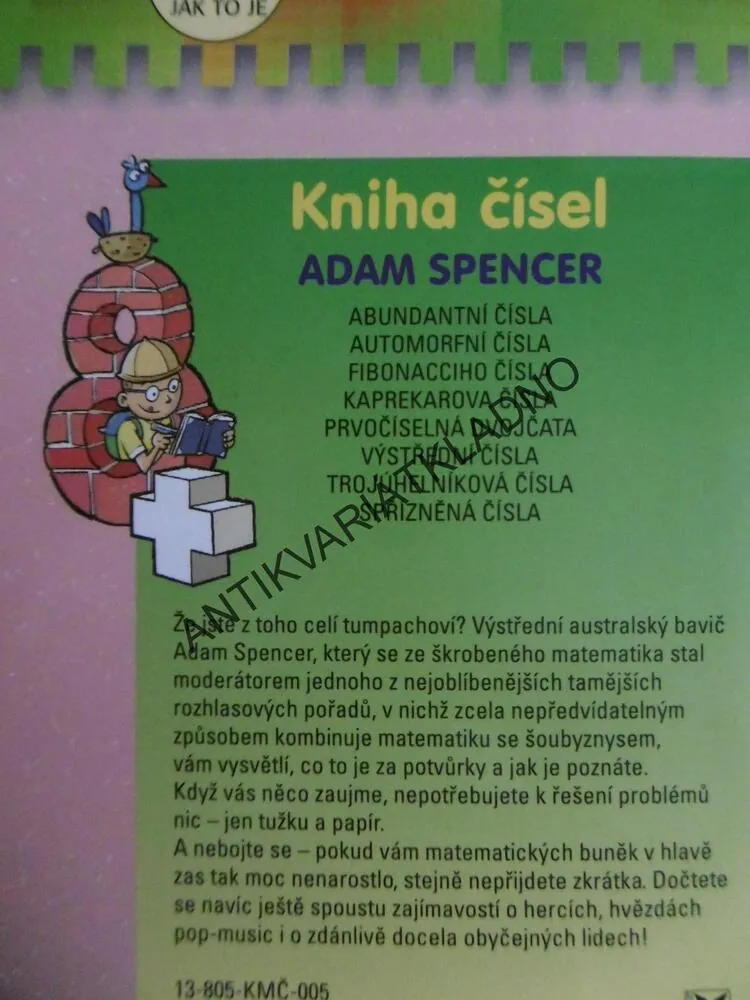 KNIHA ČÍSEL, ADAM SPENCER, **an