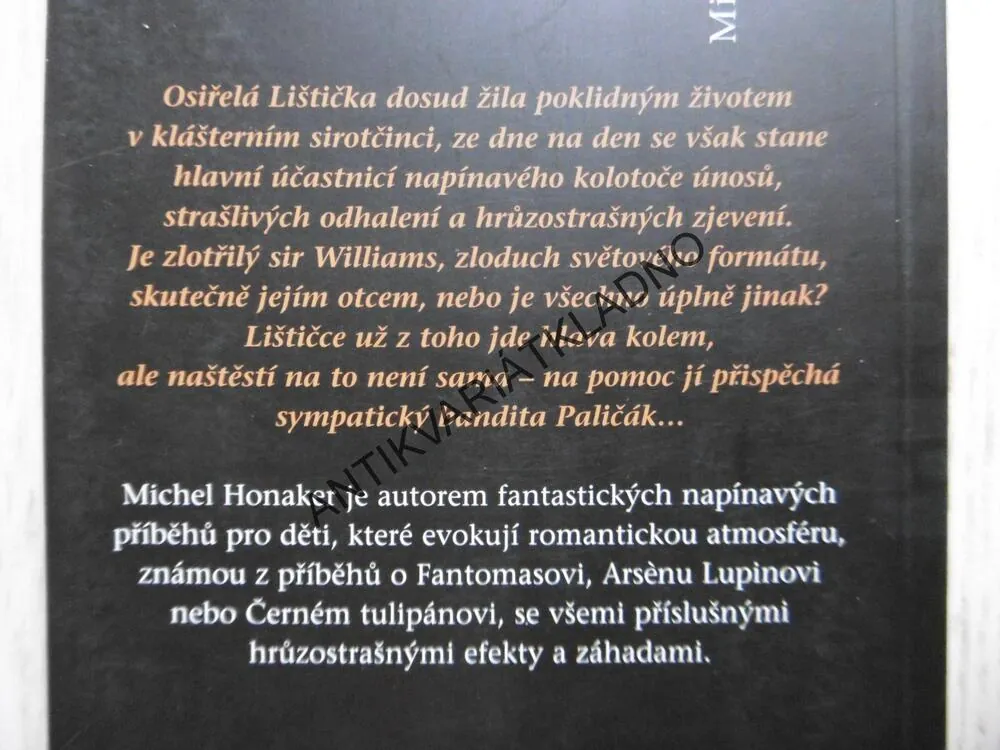 PALIČÁK A HRABĚNČIN DUCH, MICHEL HONAKER, **an